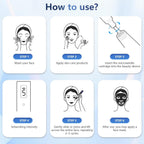 Rouclo Microneedling Pen with LCD Display, Dermapen, 5-Level Speed Control, Micro Needling Set, Includes 24 Needles, Derma Pen for Microneedling, Professional Electric Dermapen
