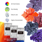 Rouclo 20 Candle Colour Set, Highly Concentrated Solid Candle Colour, High Purity High-Quality Candle Colours for Candles Making Yourself, for DIY Candles, Colourful, Suitable for Various Candle Wax